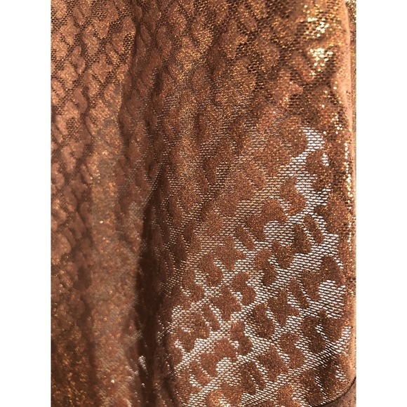 SKIMS Logo Mesh Foil Cami Bodysuit Cocoa Brown NWT Size 4X - Picture 6 of 12